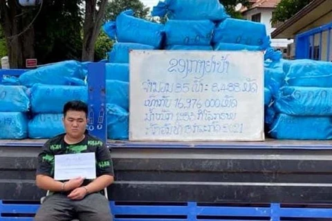 Laos incauta casi dos toneladas de drogas sintéticas 