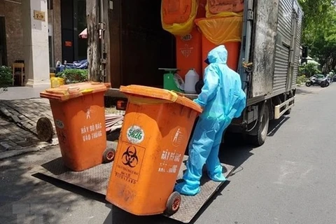 Localidades vietnamitas por manejar residuos generados por el COVID-19
