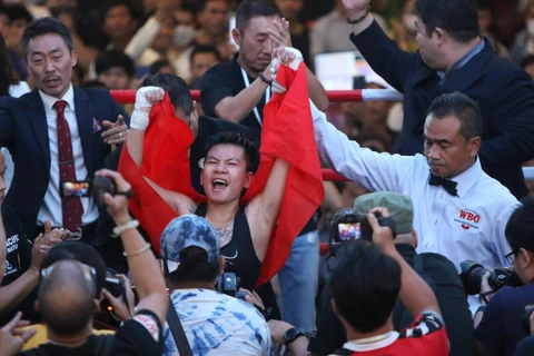 Boxeadora vietnamita por conquistar el cinturón mundial