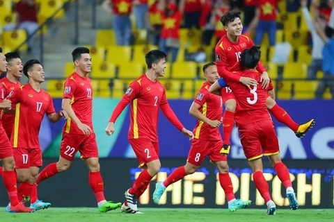 Selección vietnamita de fútbol por buen resultado ante Australia en eliminatorias mundialistas
