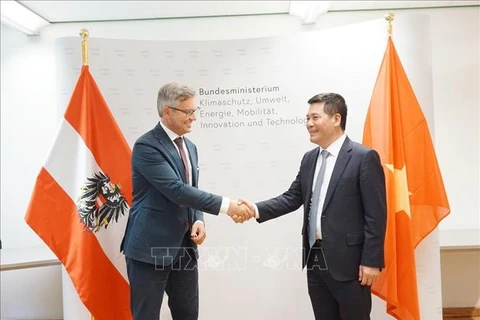 Vietnam y Austria por impulsar cooperación en energías renovables y desarrollo sostenible