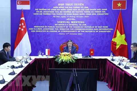 Vietnam y Singapur por fomentar cooperación en ciberseguridad