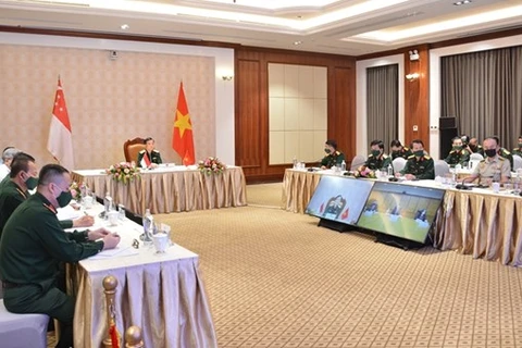 Efectúan Vietnam y Singapur duodécimo diálogo de política de defensa