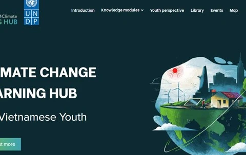 Lanzan portal sobre cambio climático para jóvenes vietnamitas