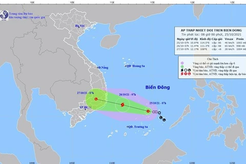 Piden a localidades centrales de Vietnam preparase ante depresión tropical