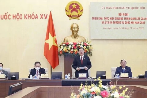 Efectúan conferencia nacional sobre programa de supervisión del Parlamento vietnamita