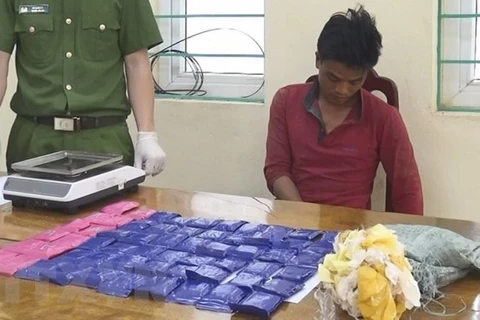 Detienen a narcotraficante con 12 mil pastillas de drogas en provincia de Dien Bien