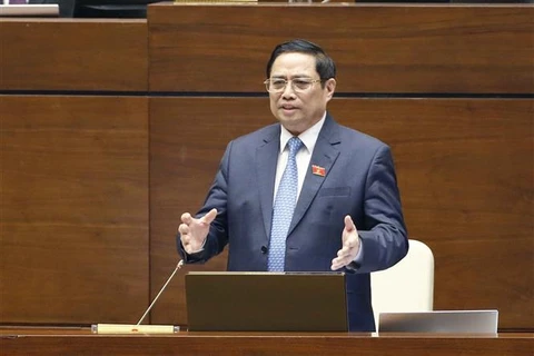 Primer ministro vietnamita aclara asuntos preocupados por diputados