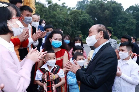 Presidente de Vietnam resalta significado de concurso dedicado a niños menos favorables