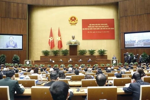 Inauguran conferencia nacional de cultura de Vietnam