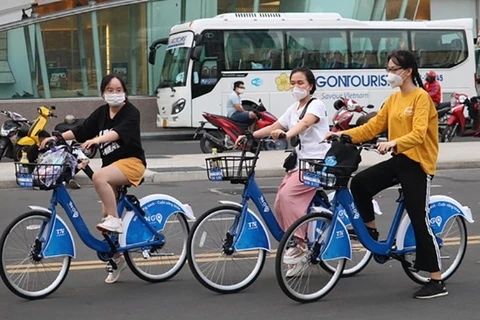 Ciudad Ho Chi Minh implementa modelo piloto de bicicletas compartidas
