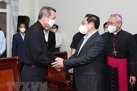 Felicitan a comunidad católica en diócesis de provincia vietnamita por Navidad