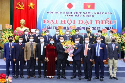 Celebran primer congreso de la Asociación de Amistad Vietnam-Japón de la provincia de Bac Giang 