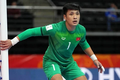 Jugador vietnamita entre los 10 candidatos al mejor portero del mundo de futsal