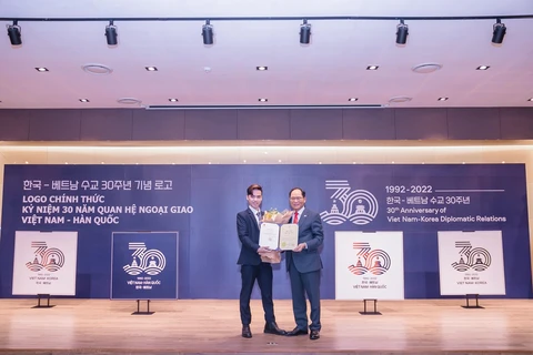 Presentan logotipo del 30 aniversario de relaciones diplomáticas Vietnam-Corea del Sur