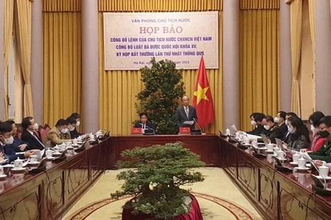 Anuncian Decisión del Presiente de Vietnam sobre ley aprobada por Asamblea Nacional 