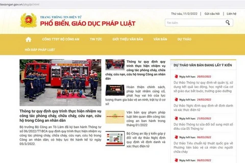 Vietnam lanza sitio web sobre difusión y educación jurídica