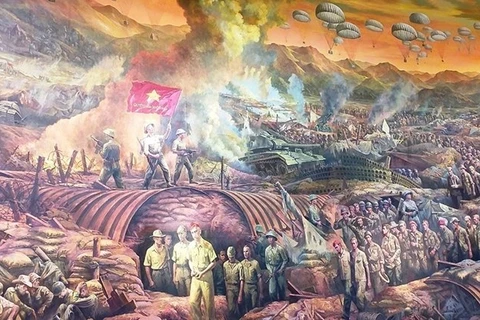 Recorrido por la batalla de Dien Bien Phu a través de la pintura panorámica