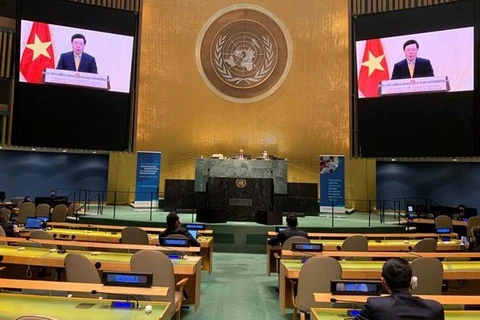 Vicepremier vietnamita interviene en reunión de Asamblea General de ONU sobre vacunación universal 