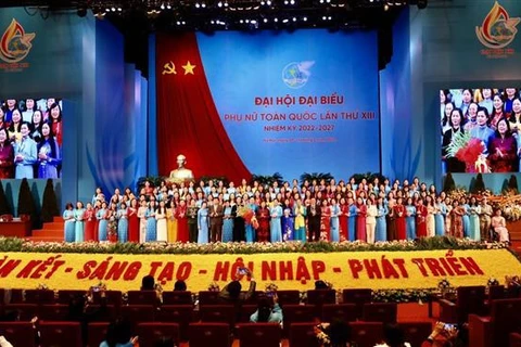 XIII Congreso Nacional de las Mujeres de Vietnam culmina con éxito