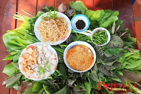 Ensalada de hojas, plato estrella en provincia vietnamita de Kon Tum