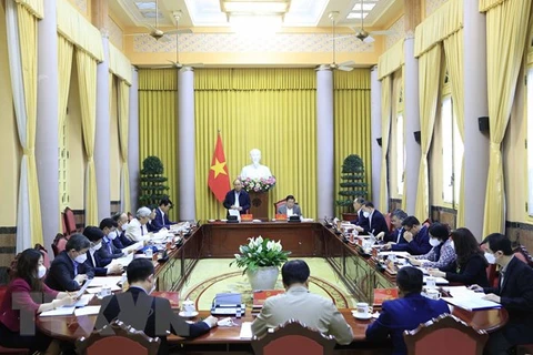 Presidente vietnamita subraya importancia del perfeccionamiento del Estado de derecho socialista