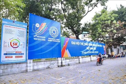 Hanoi adorna sus calles para celebrar SEA Games 31