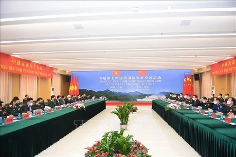 Efectúan VII Intercambio amistoso de Defensa fronteriza Vietnam- China