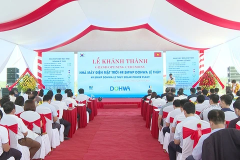 Inauguran planta de energía solar en provincia central de Vietnam