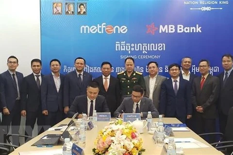 Empresas vietnamitas coordinan para mejorar red de telecomunicaciones en Camboya