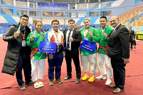 SEA Games 31: Selección vietnamita de Kurash lucha por conquistar cinco oros