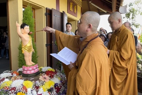 Vietnamitas en Francia celebran nacimiento de Buda