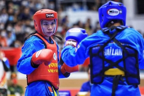 SEA Games 31: Equipo vietnamita de arte marcial Vovinam defiende con éxito su primer puesto