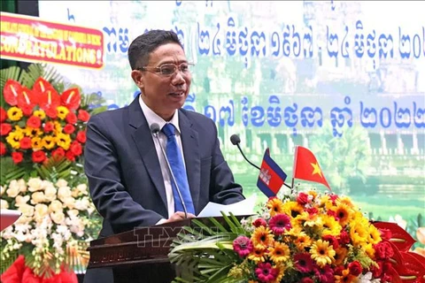 Conmemoran los 55 años de lazos Vietnam-Camboya en ciudad de Can Tho