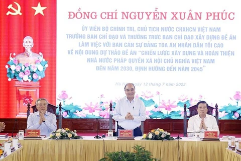 Insta presidente vietnamita a construir sector judicial avanzado y moderno, al servicio del pueblo