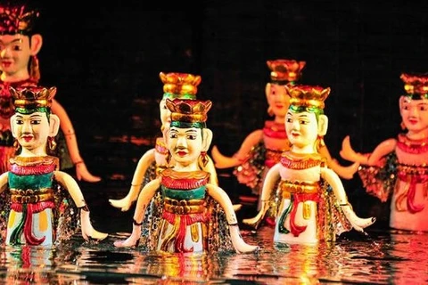 Promocionan arte tradicional de marionetas de agua vietnamitas en Corea del Sur 