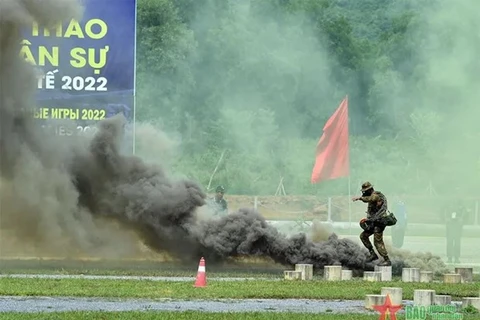 Hanoi acoge concurso “Área de Emergencia” de Juegos Internacionales del Ejército