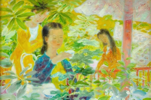 Obra de pintor vietnamita regresa a sala de subastas internacionales