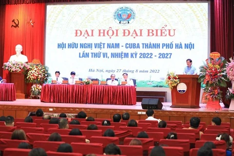 Asociación de Amistad Vietnam-Cuba de Hanoi celebra su sexto Congreso