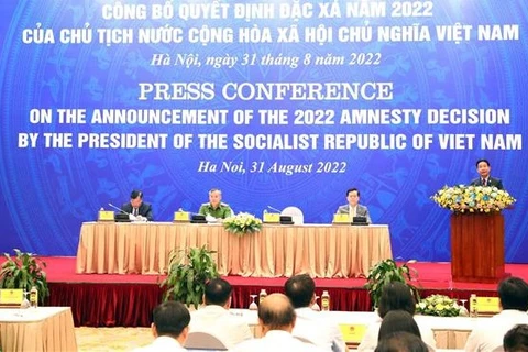 Anuncian decisión del Presidente de Vietnam sobre amnistía en 2022