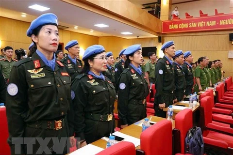 Policía vietnamita lista para unirse a las fuerzas de mantenimiento de la paz de la ONU
