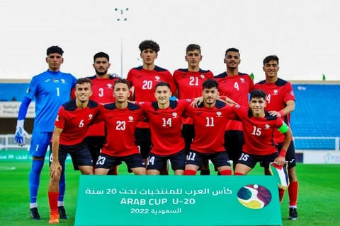 Phu Tho lista para el partido amistoso de fútbol Sub-20 entre Vietnam y Palestina