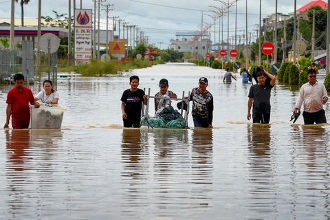 Inundaciones en Camboya cobran vida de nueve personas