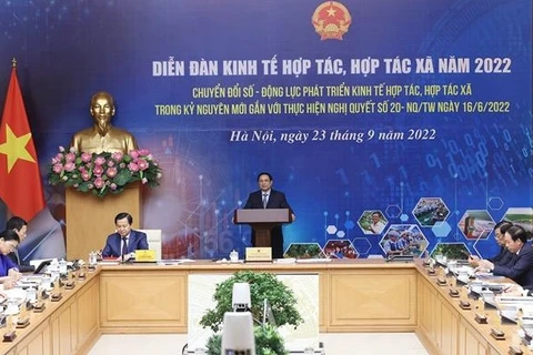 Premier vietnamita aboga por tranformación digital en desarrollo económico cooperativo