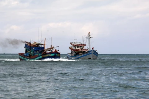 Rescatan a barco pesquero accidentado en mar vietnamita