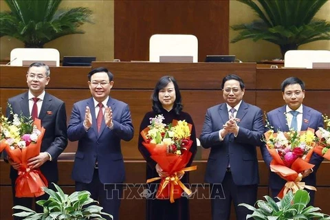 Parlamento vietnamita ratifica nombramiento de ministros y elección del Auditor General Estatal