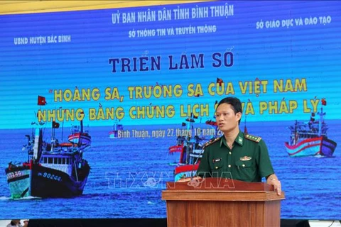 Alumnos vietnamitas conocen sobre Hoang Sa y Truong Sa a través de exhibición
