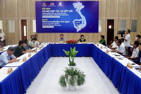 Efectúan conferencia de conexión de inversión entre Camboya y An Giang 