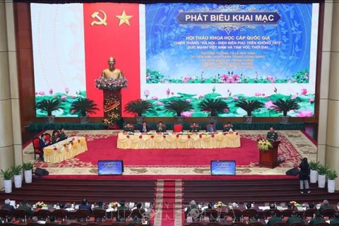 Resaltan significado histórico de la victoria “Hanoi - Dien Bien Phu en el aire”