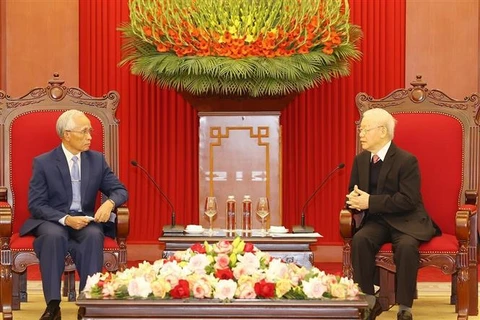 Máximo dirigente vietnamita reafirma relaciones especiales de su país con Laos 